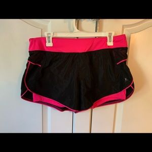Black running shorts